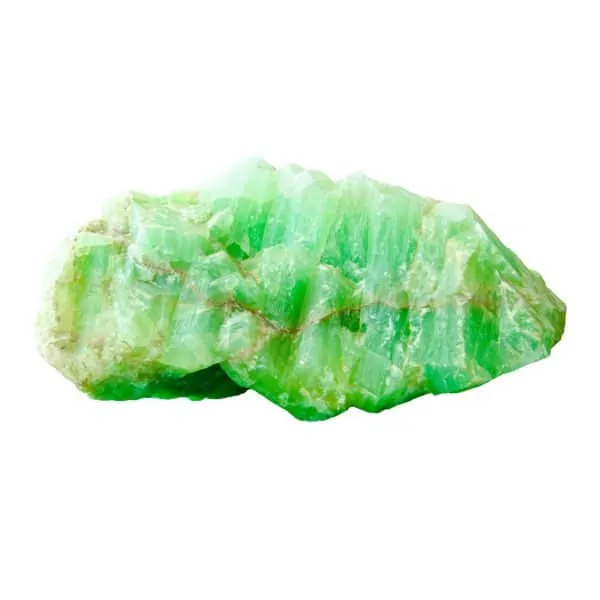 Groene Jade kristallen edelsteen