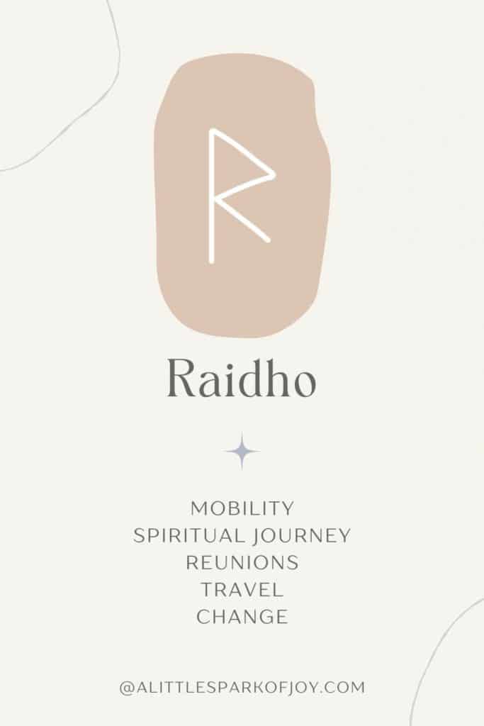 raidho rune betekent