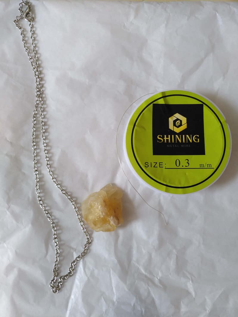 diy edelsteen ketting