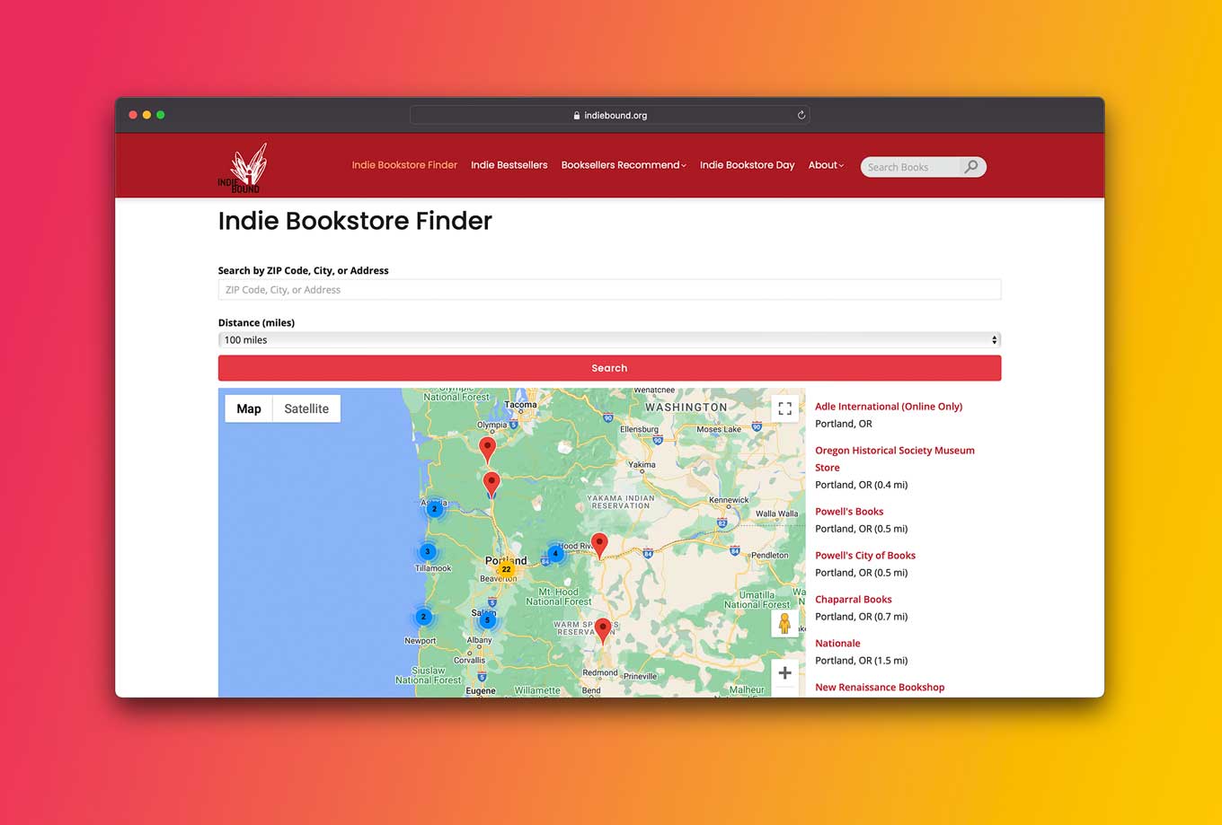 Indie Boekhandel Finder
