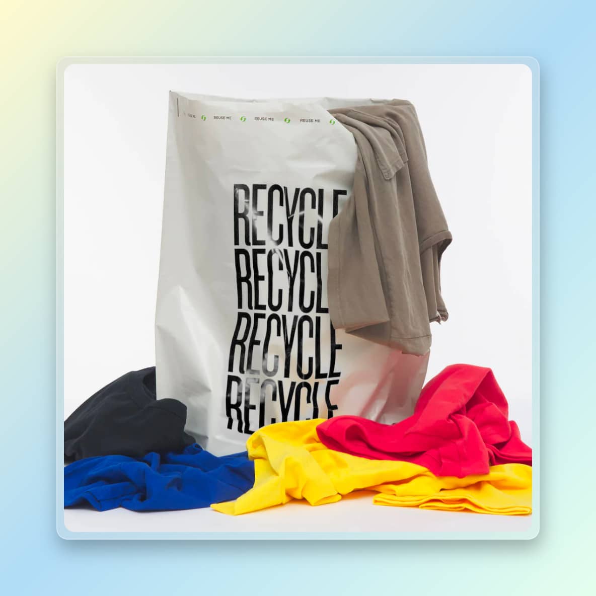 Tas voor het recyclen van kleding