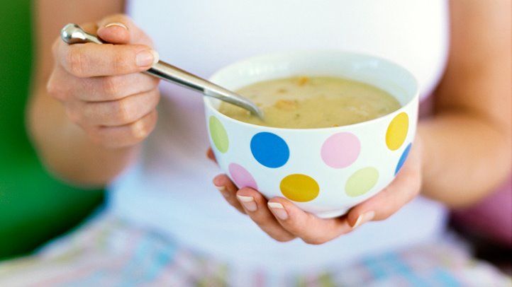 chicken noodle soup is a home remedy for a cold
