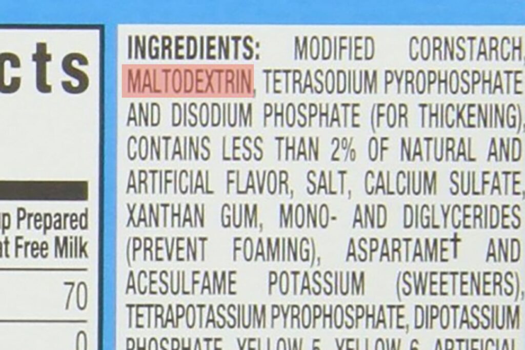 Zijn Maltodextrine en Dextrine glutenvrij?