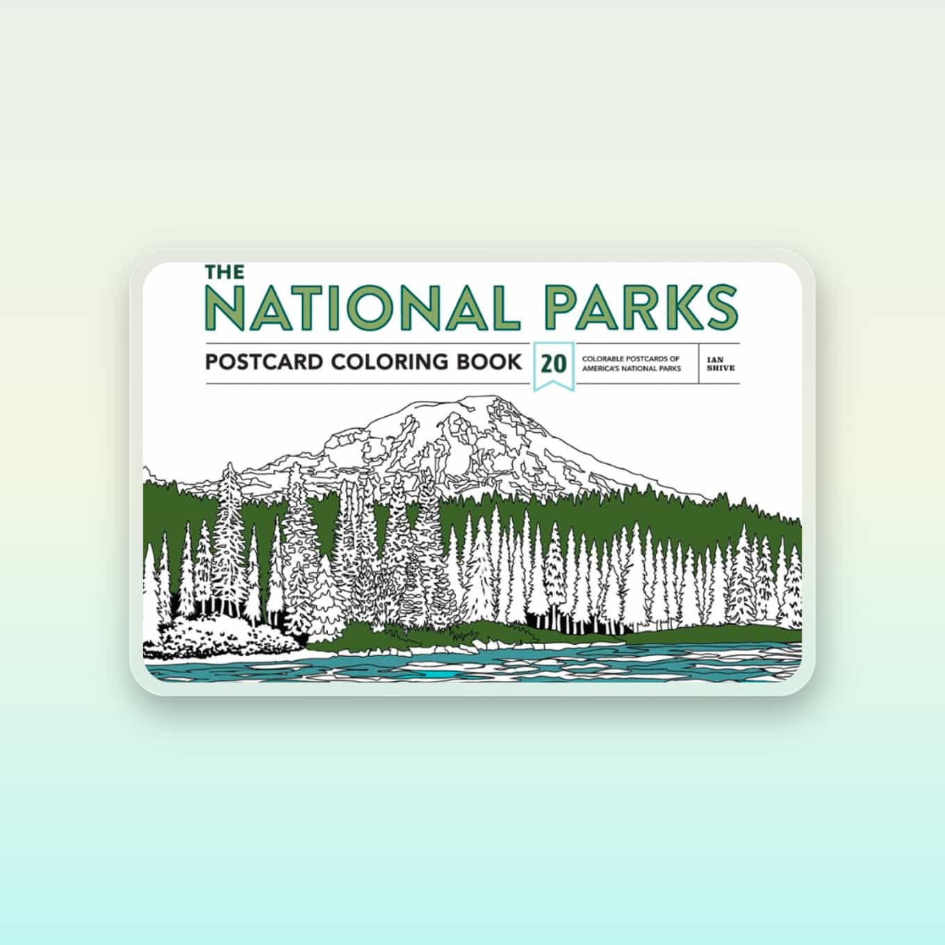 Nationale Parken Ansichtkaart Kleurboek