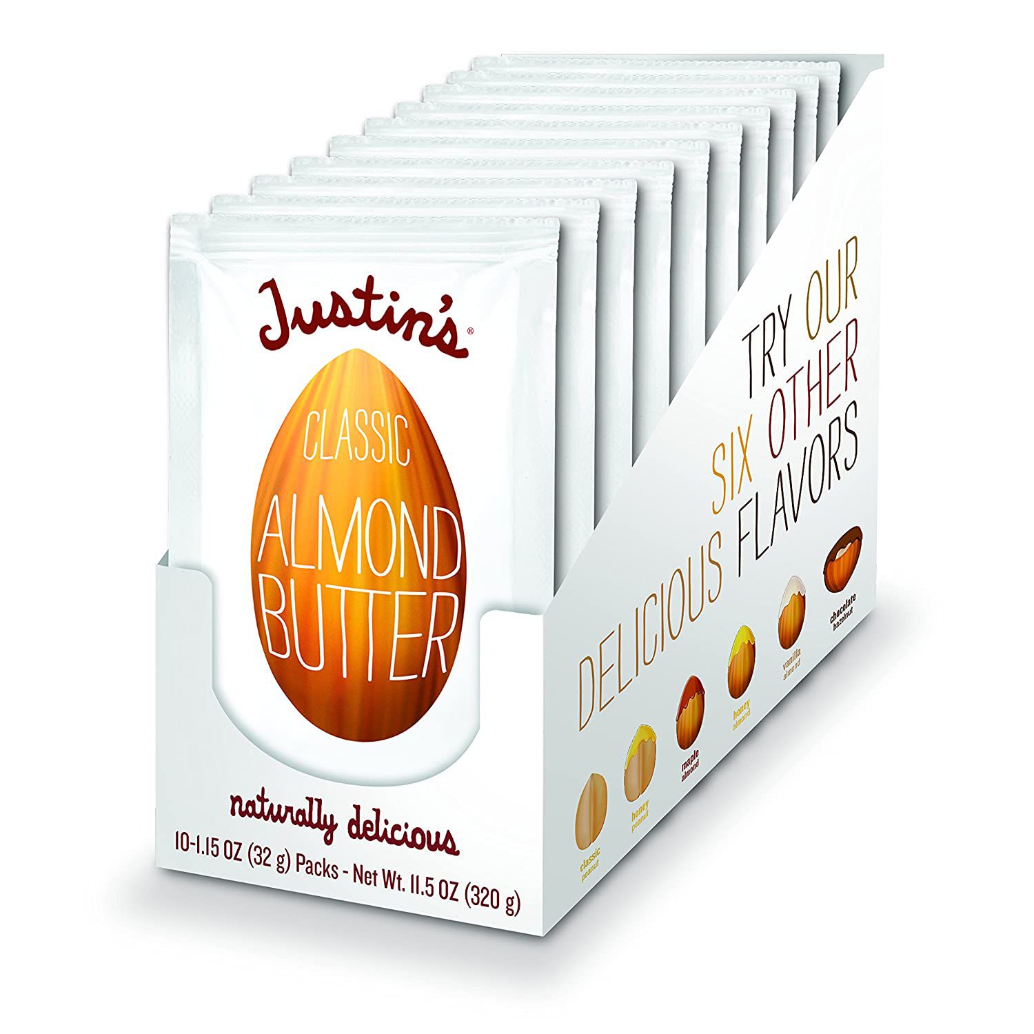 Justin's Classic Almond Butter Squeeze Pack