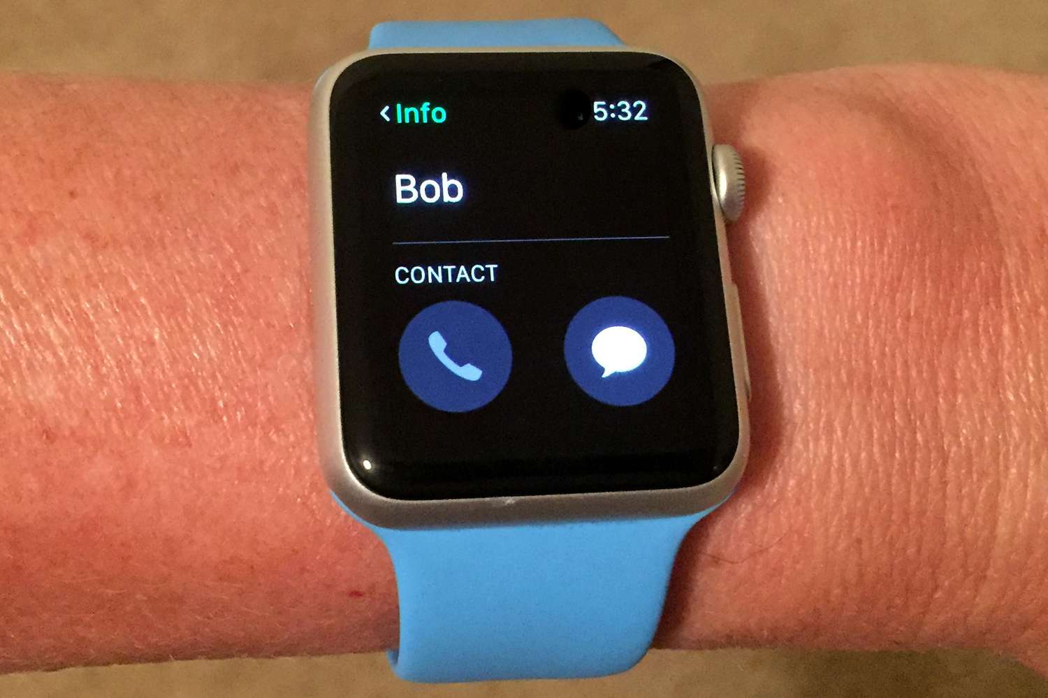 Apple Watch-contacten