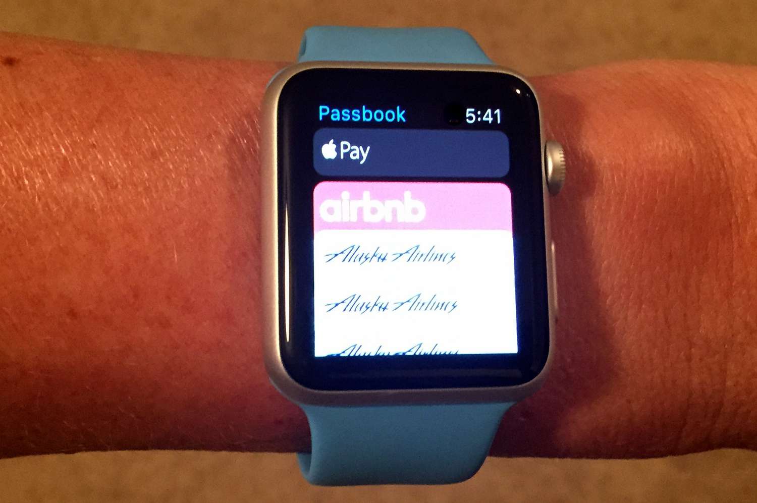 Apple Watch Passbook en Apple Pay