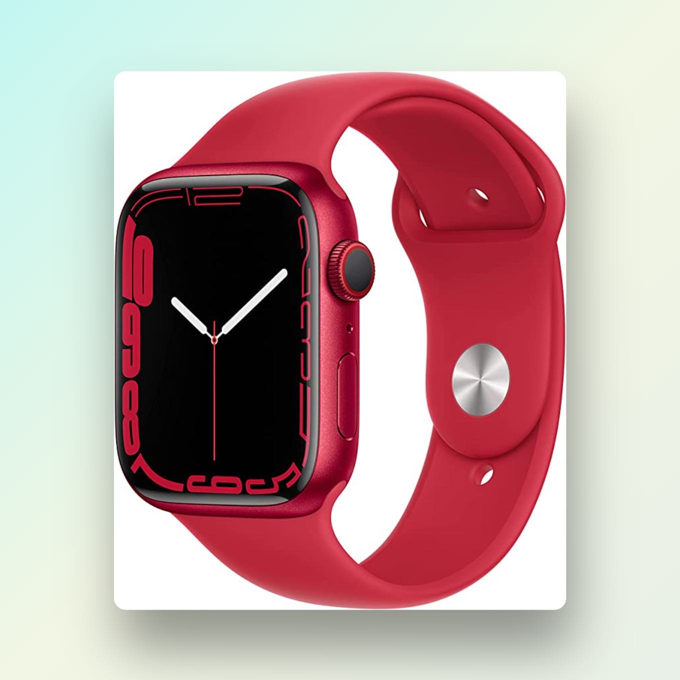 Product (ROOD) Apple Watch met rode band