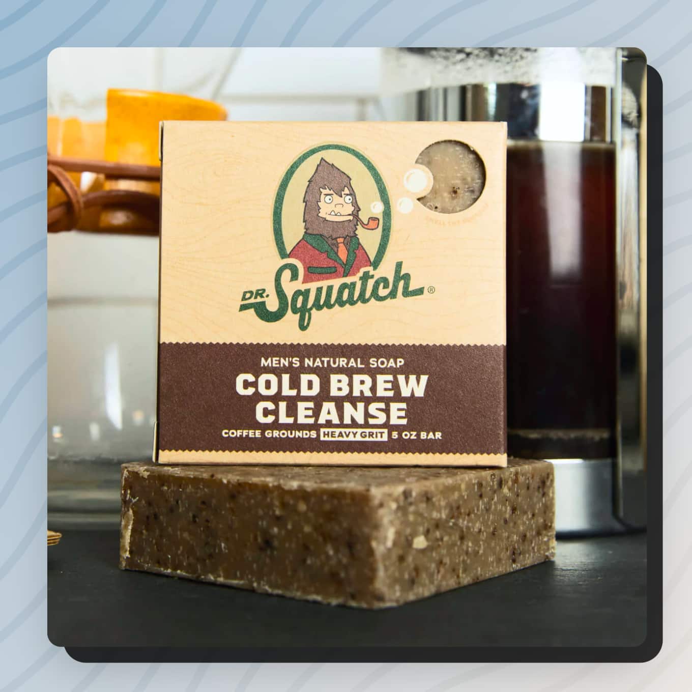 Zeep gemaakt van cold brew