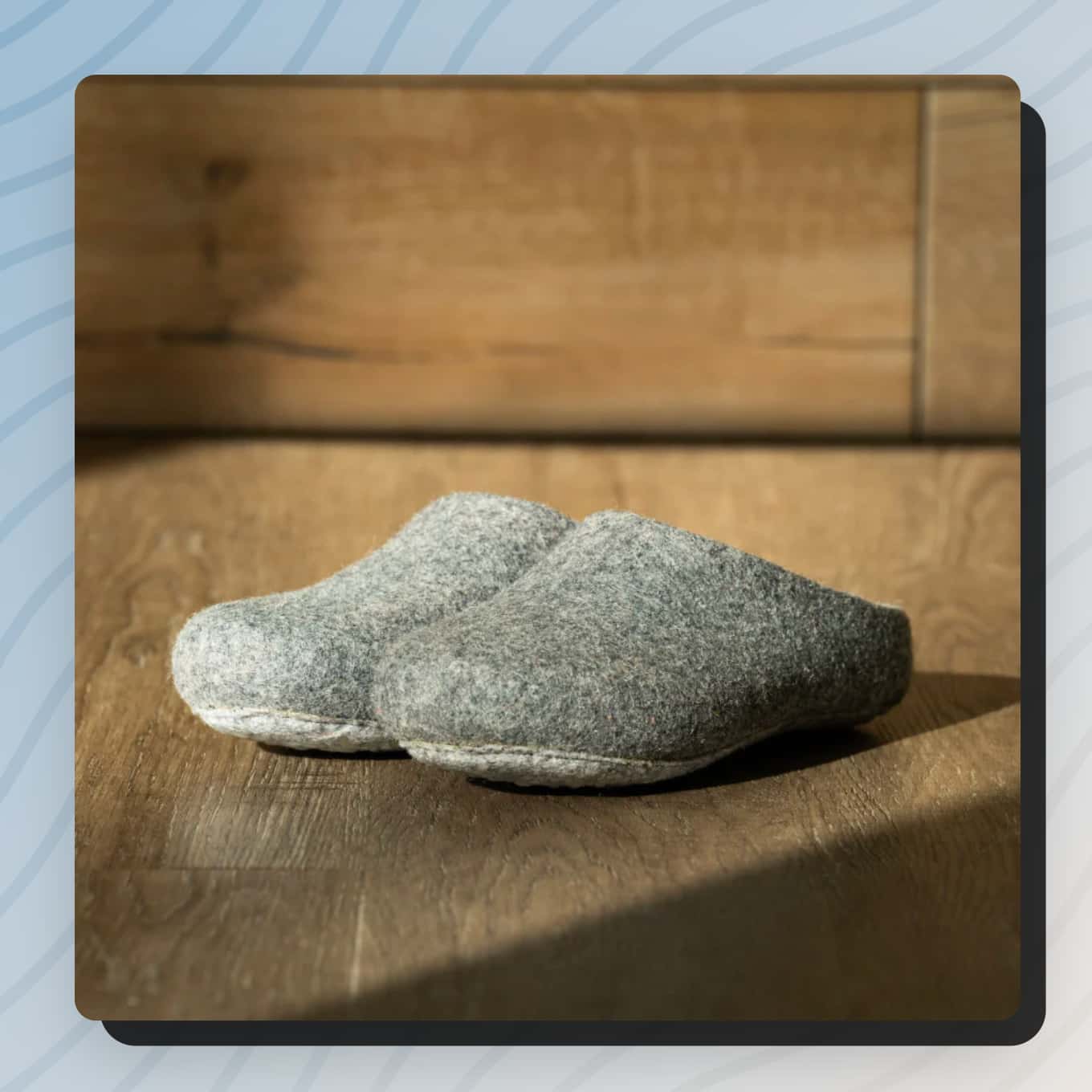 Unieke wollen pantoffels