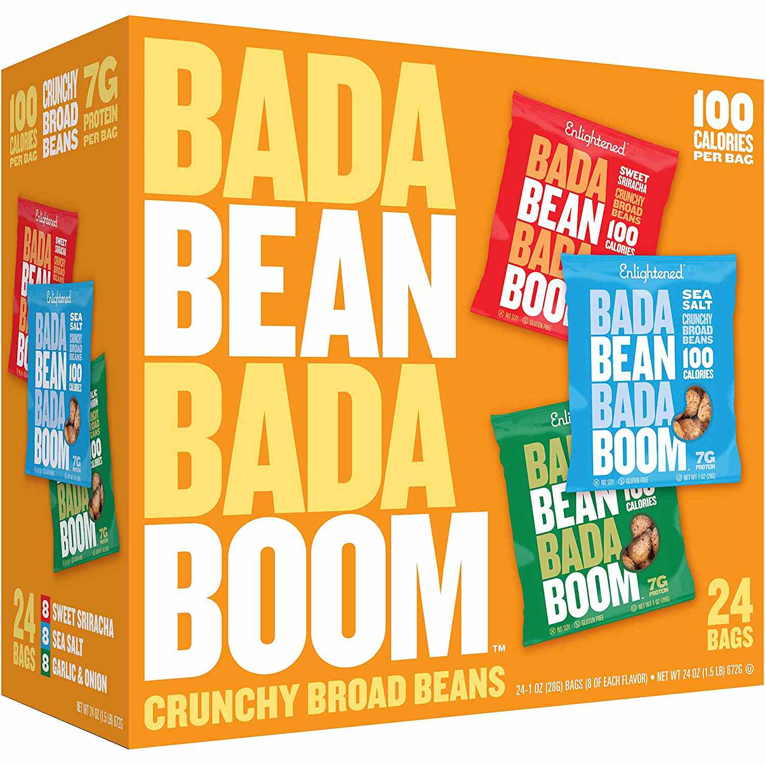 Bada Bean Bada Boom Knapperige Geroosterde Broad Bean Snacks