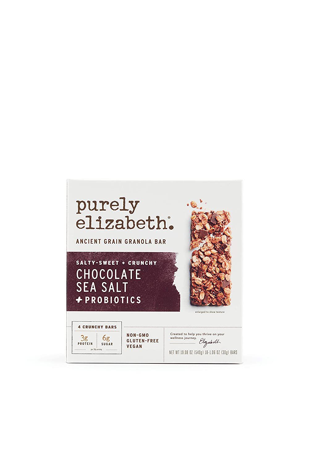 Puur Elizabeth Ancient Grain Chocolate Sea Salt Granola Bar