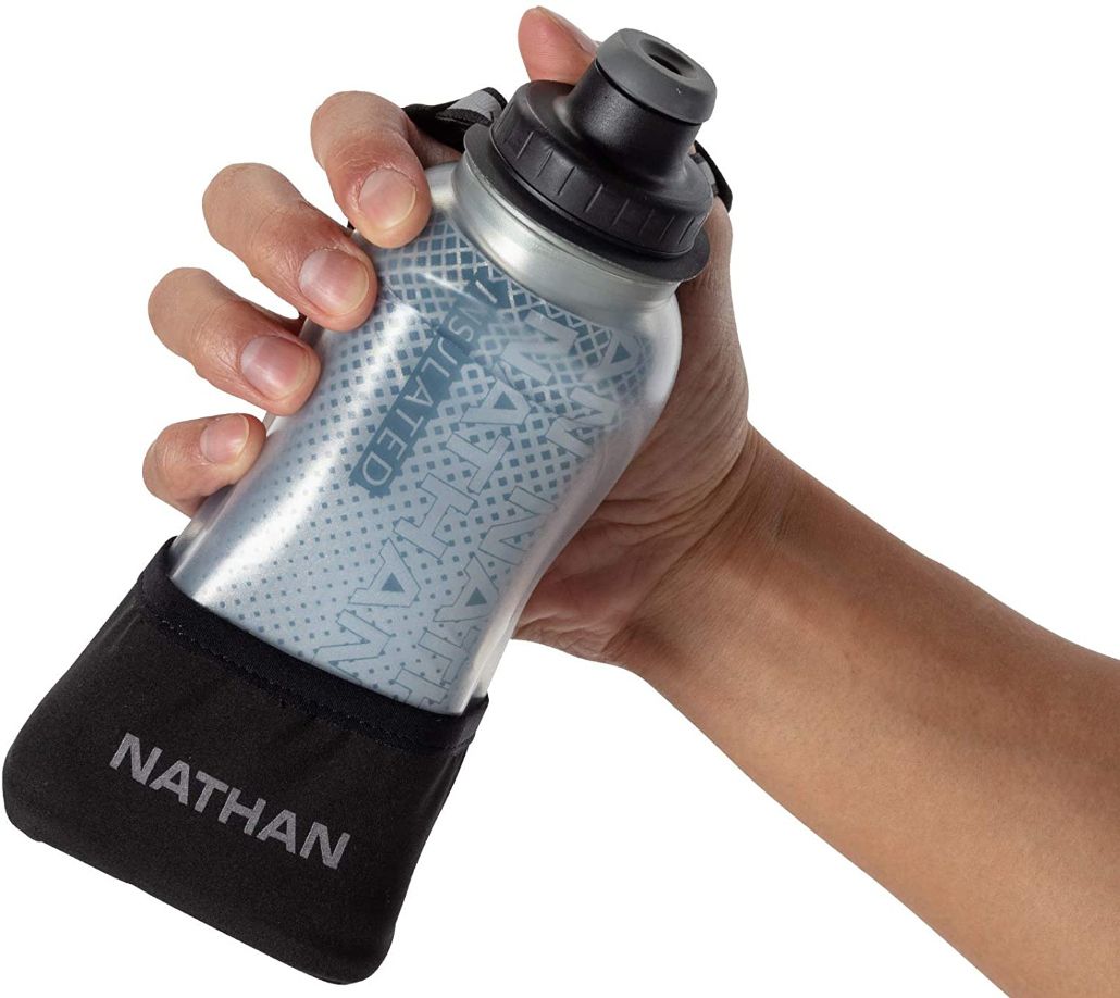 Nathan Quicks Lite geïsoleerde handheld waterfles