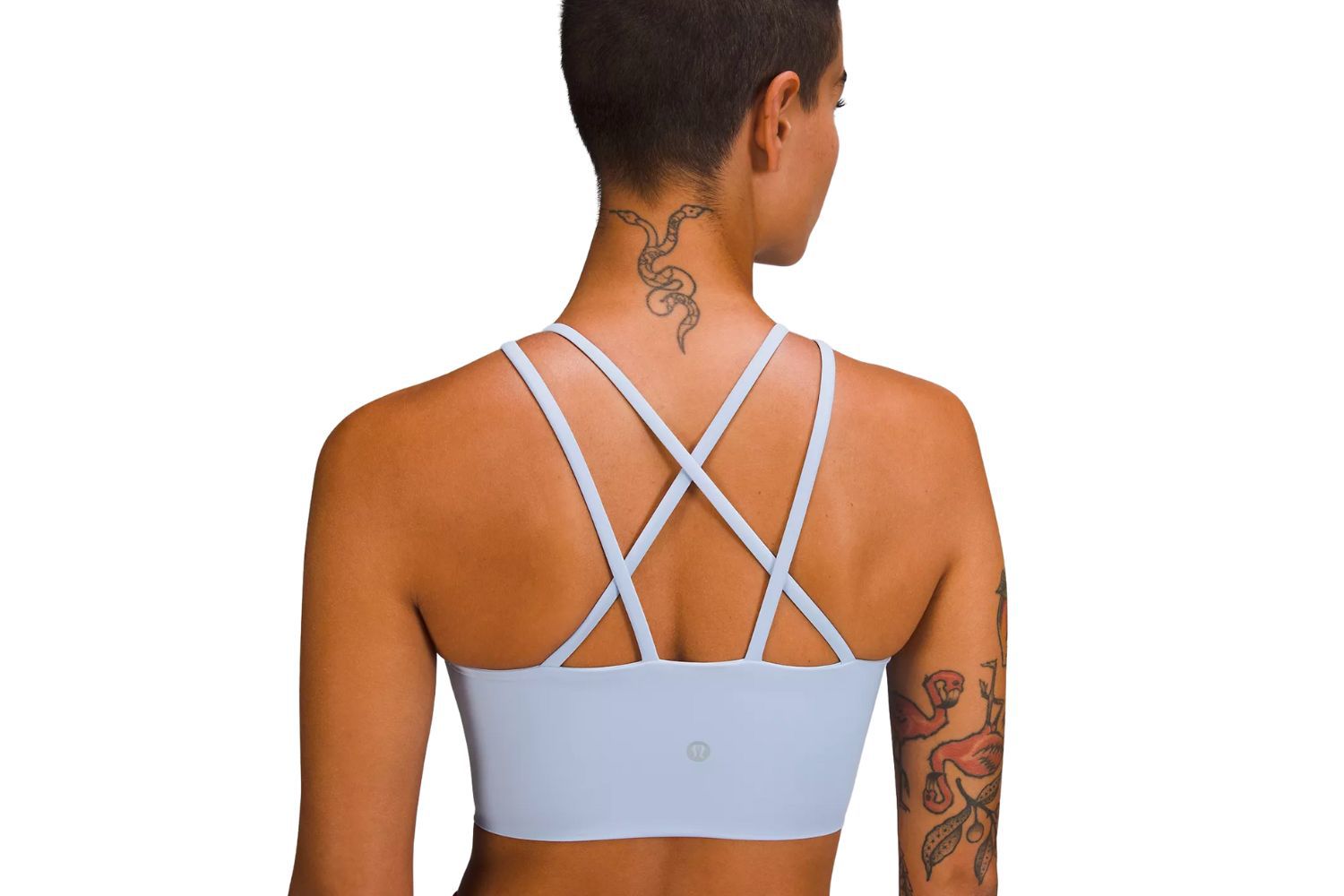 Beste Low Impact: Lululemon Als een Cloud High-Neck Light Support Longline BH