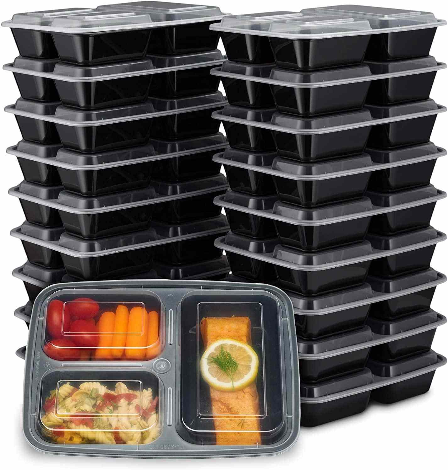 EZ Prepa Meal Prep Containers met deksels - Bento Box