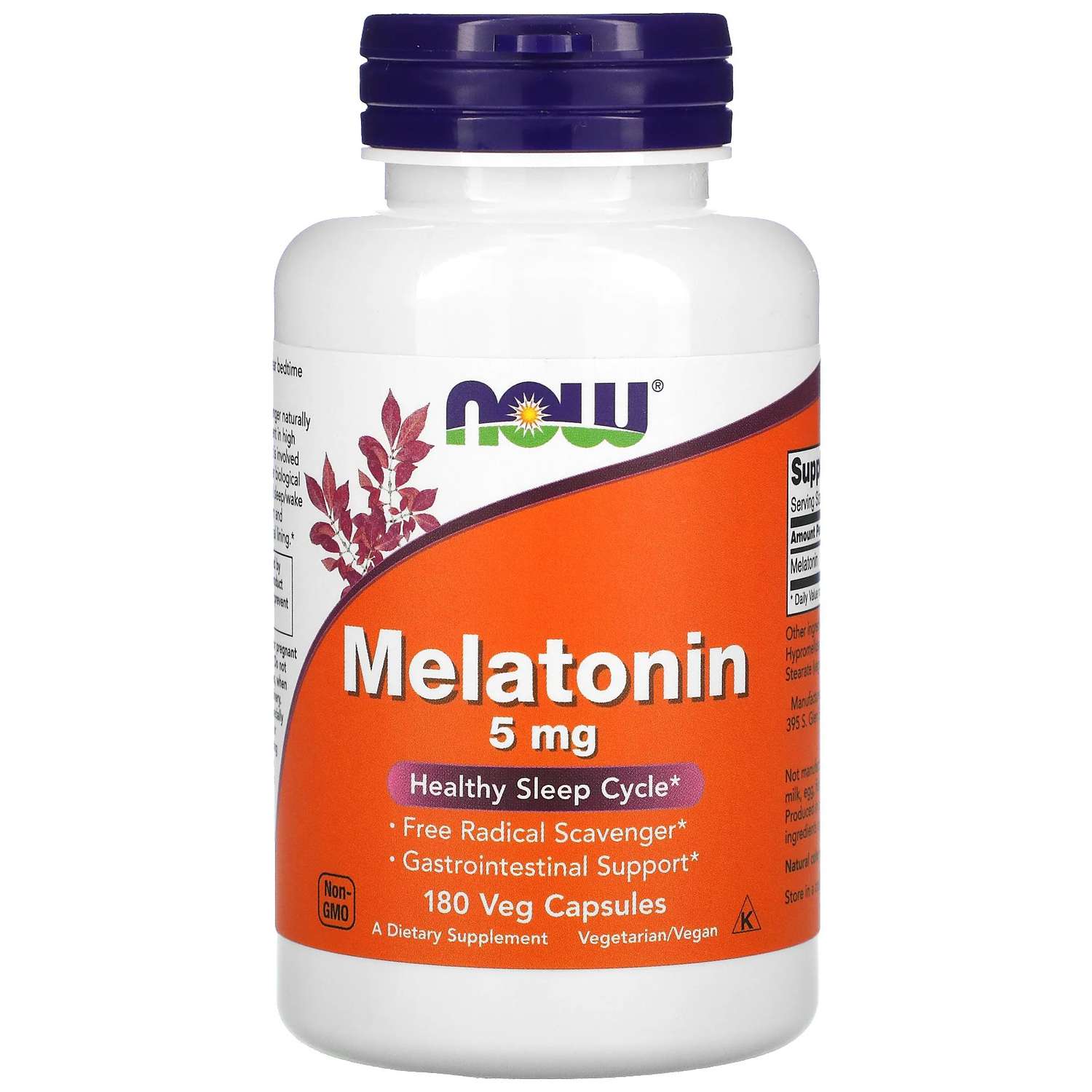 Now Foods Melatonine 5 mg
