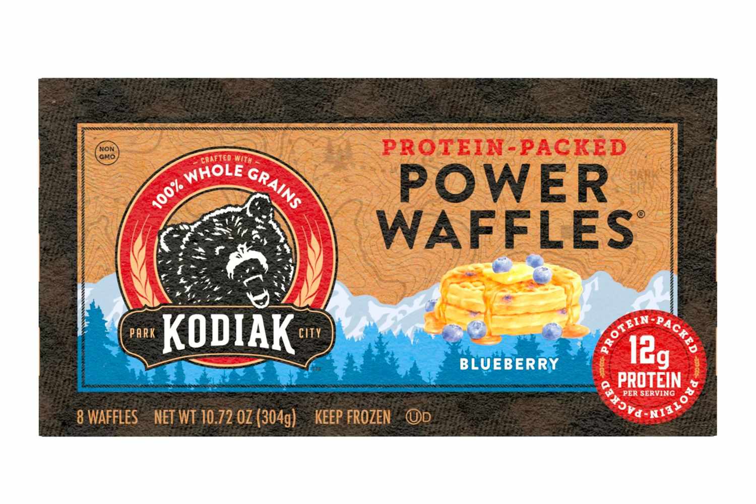 Kodiak Cakes Dikke en Donzige Power Wafels Blueberry