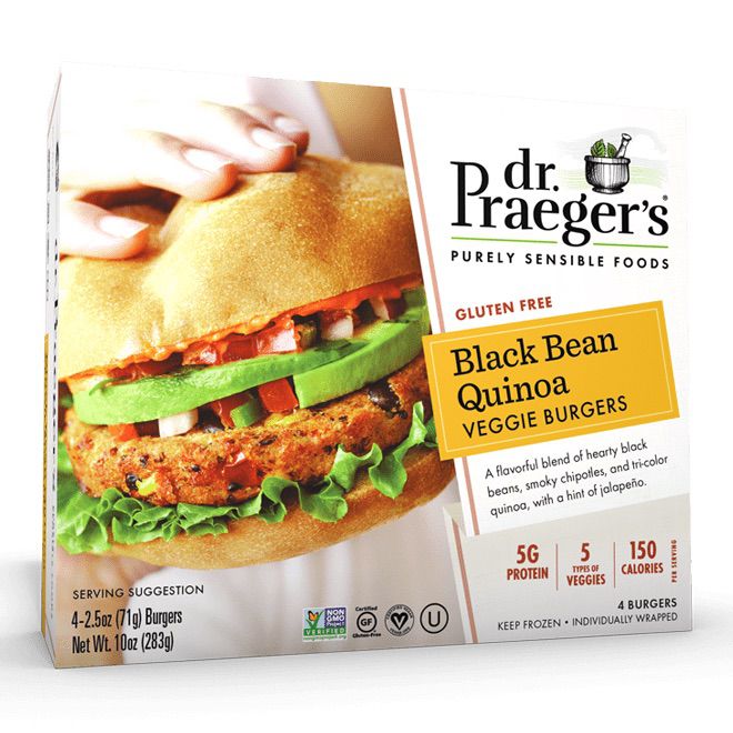 Dr. Praeger's Black Bean Quinoa Veggie Burgers