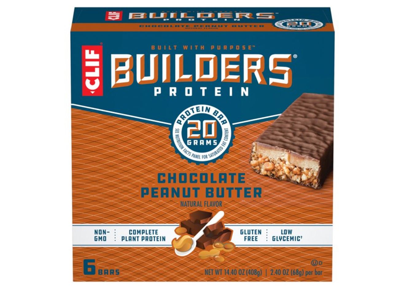 Clif Builders Protein Bars, Chocolade Pindakaas
