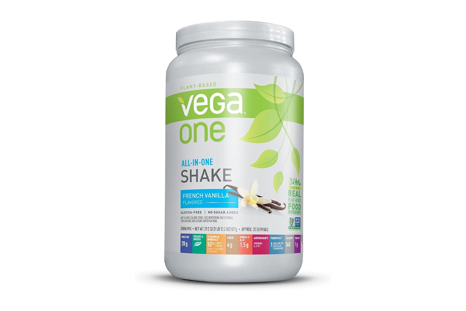 Vega One All-in-One Shake, Franse vanille 29,2 oz