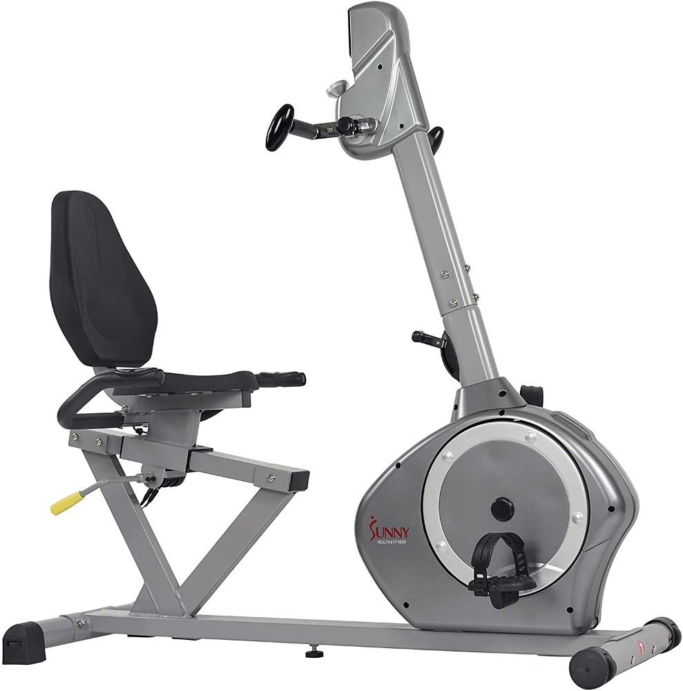 Sunny Health &Fitness Ligfiets SF met ArmTrainer