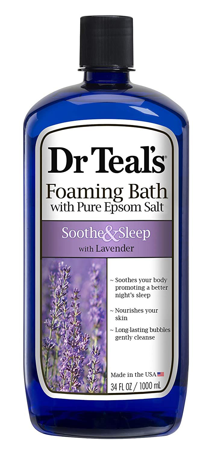 Dr Teal's Foaming Bath met Puur Epsom Zout, Kalmeren &Slaap met Lavendel