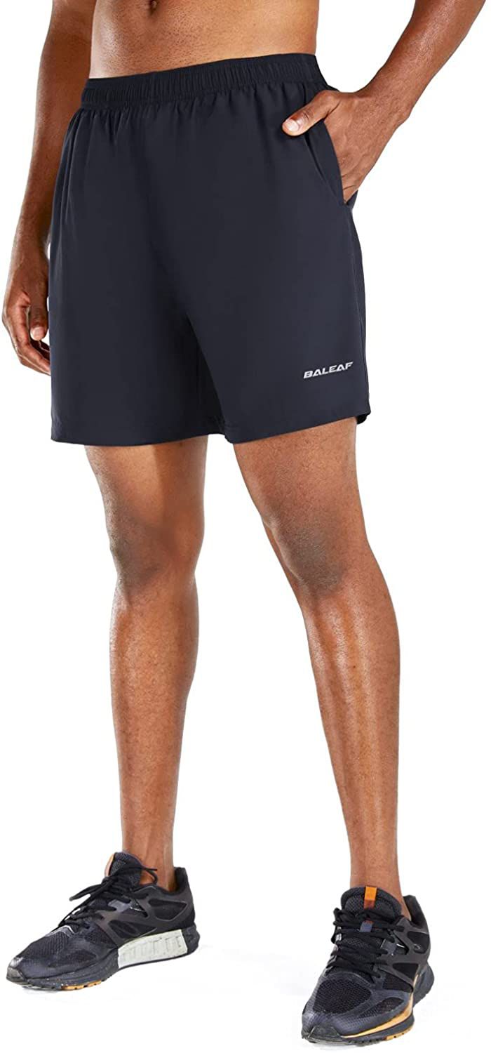 BALEAF Hardloopsport shorts voor heren met ritsvak