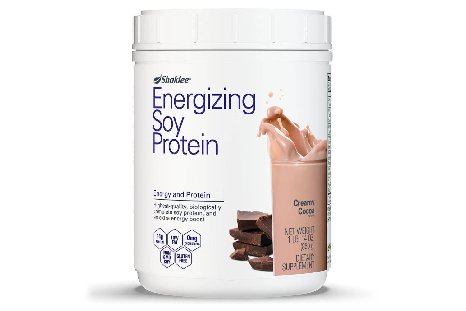 Shaklee Energizing Soy Protein, Romige Cacao
