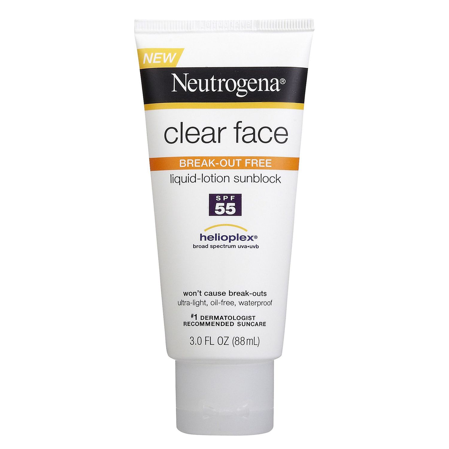 Neutrogena Clear Face Liquid Lotion Zonnebrandcrème voor acne-gevoelige huid