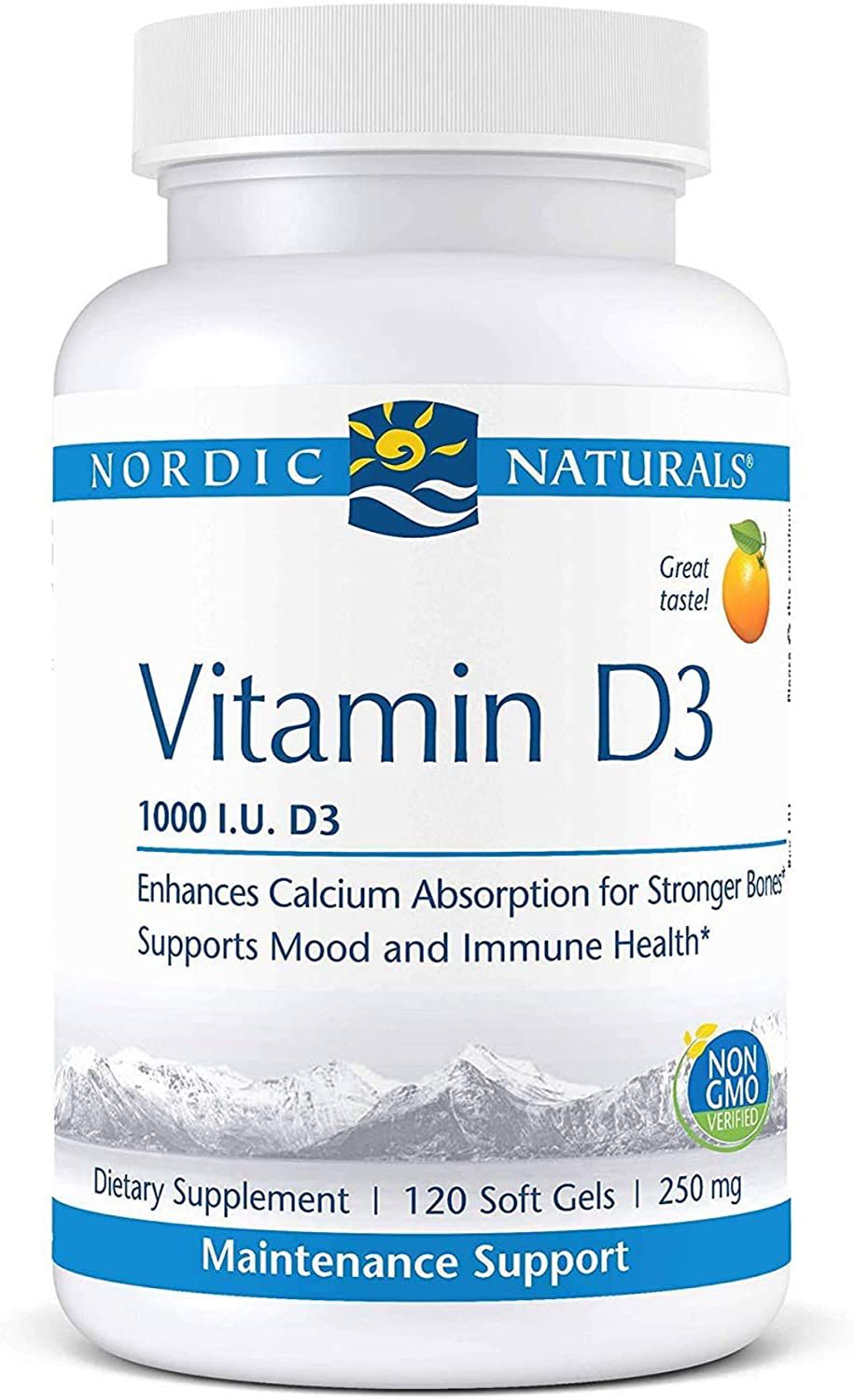 Nordic Naturals Vitamine D3-25 mcg
