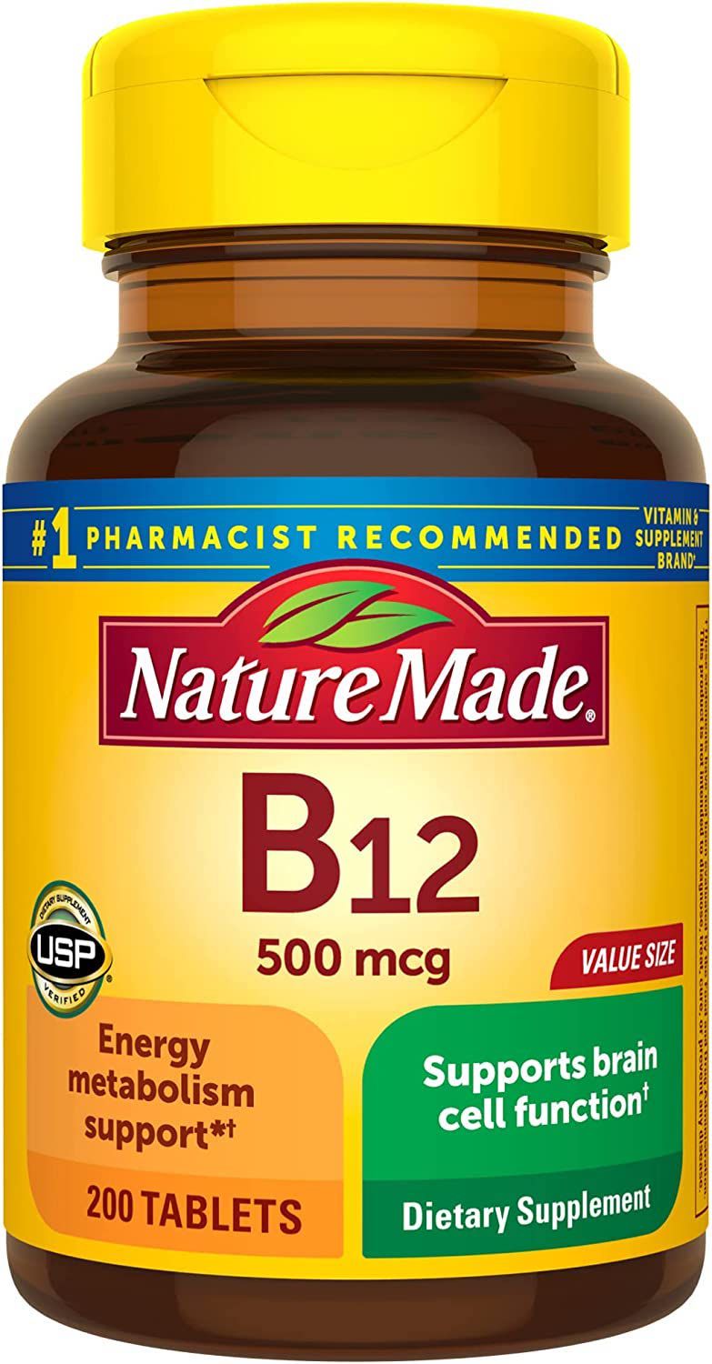 Nature Made Vitamine B12 500 mcg Supplement