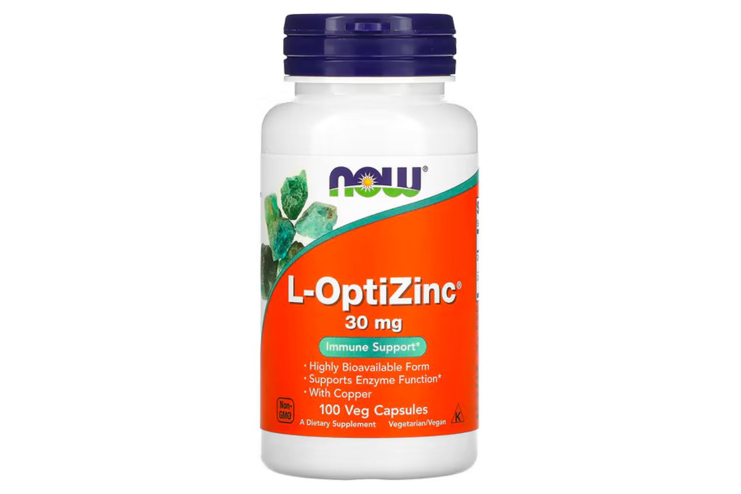 Now Foods: L-OptiZinc Immuunondersteuning