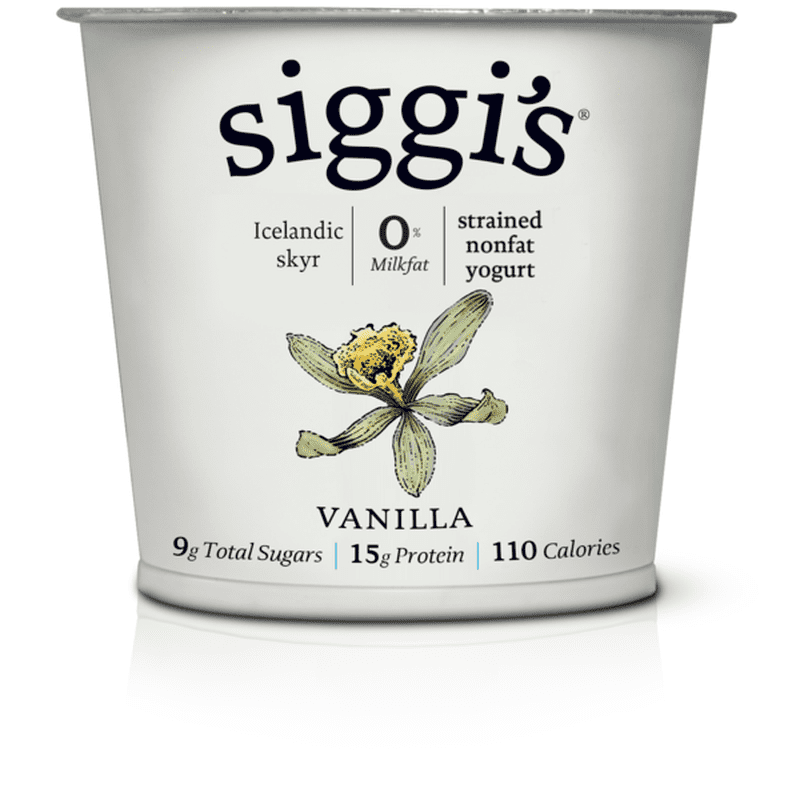 Siggi's IJslandse Stijl Skyr Niet-Vette Yoghurt, Vanille
