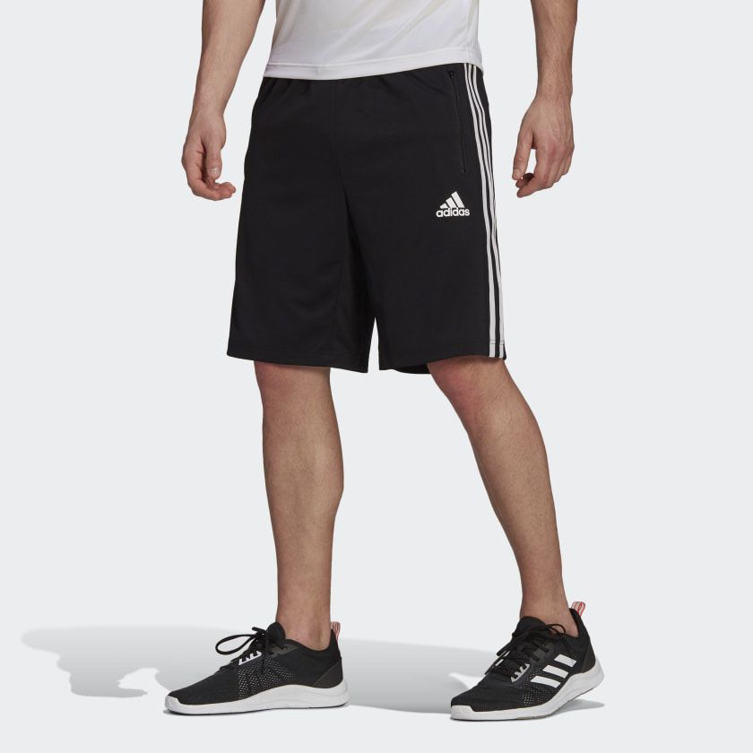 Adidas ontworpen 2 Move 3-gestreepte Primeblue Shorts 