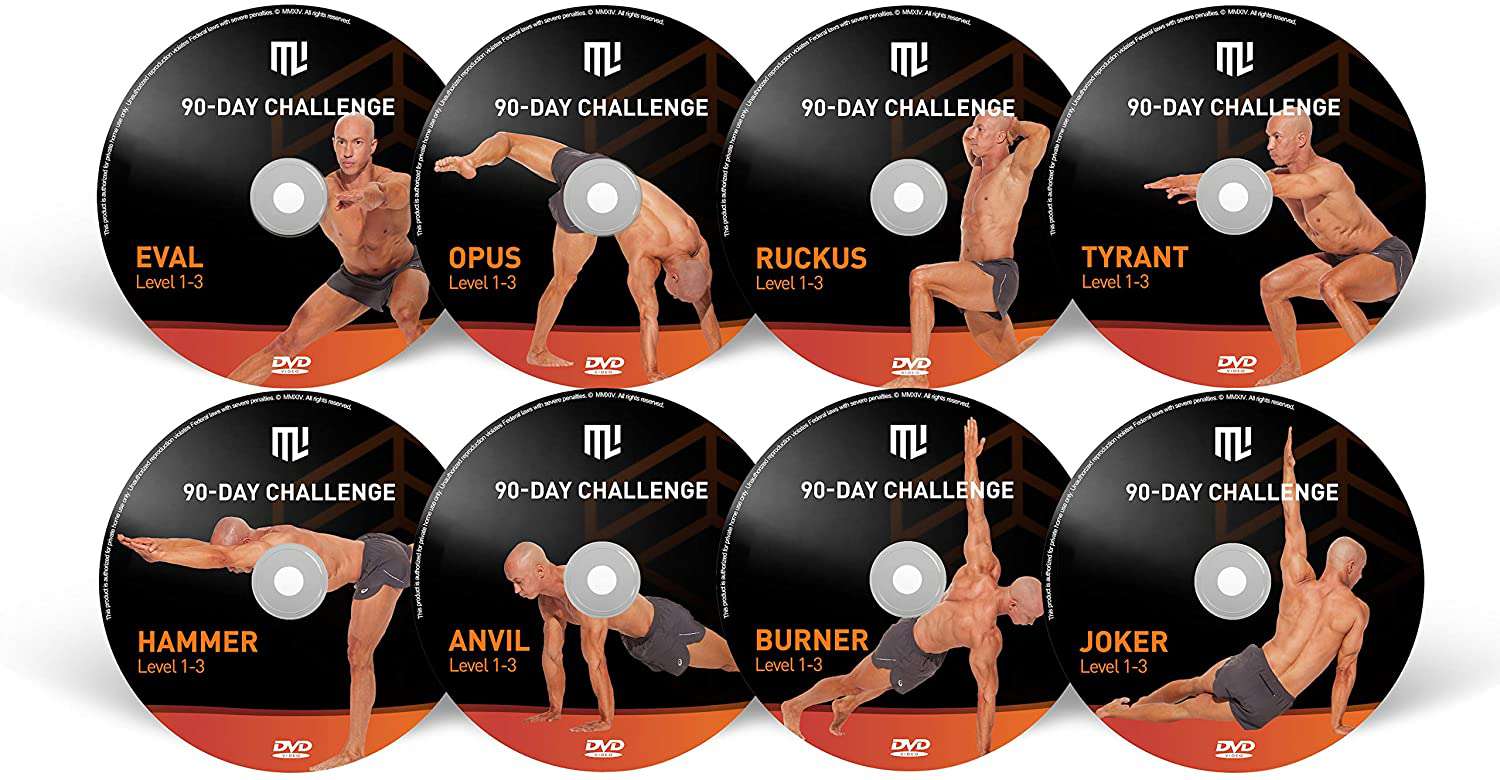 Mark Lauren Bodyweight 90-daagse challenge-oefenprogramma-dvd's