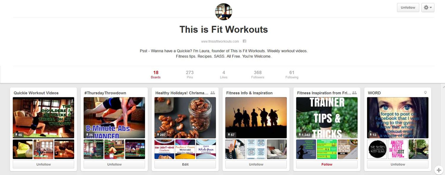 Dit is Fit Workouts pinterest pagina