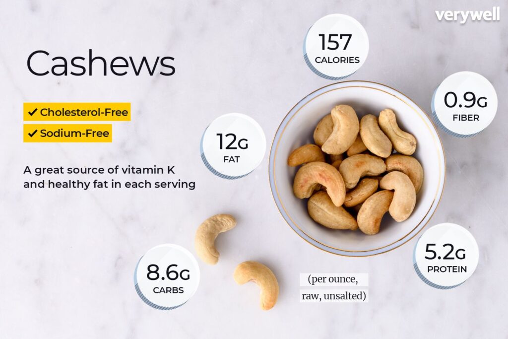 Cashew voeding feiten en voordelen voor de gezondheid
