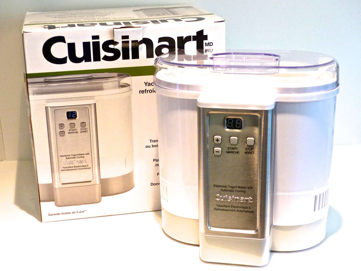 Cuisinart Yoghurt maker op toonbank