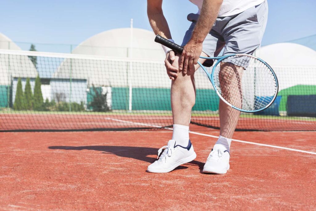 Veel voorkomende tennisblessures
