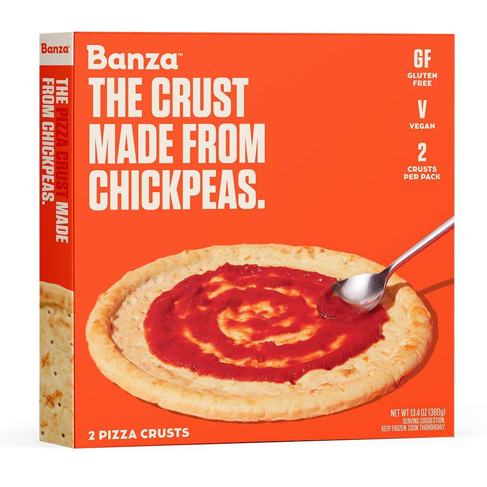 Banza Plain Frozen Pizza Korst