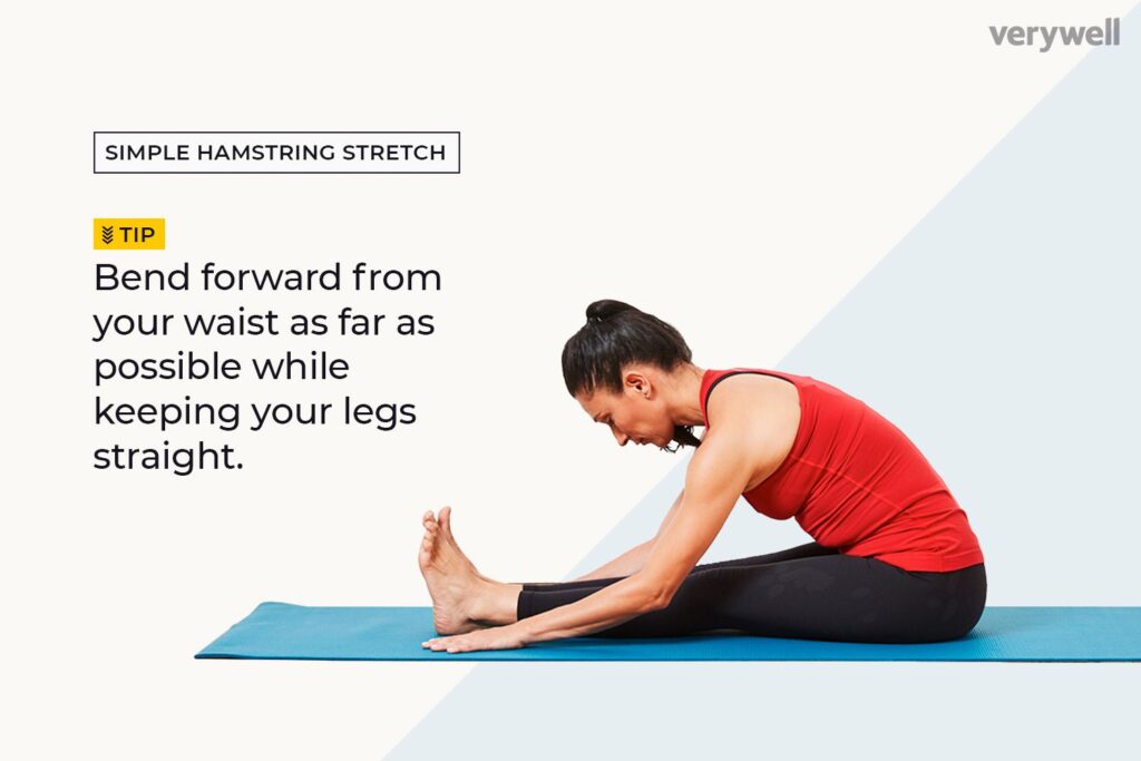6 eenvoudige hamstring stretches om thuis te doen