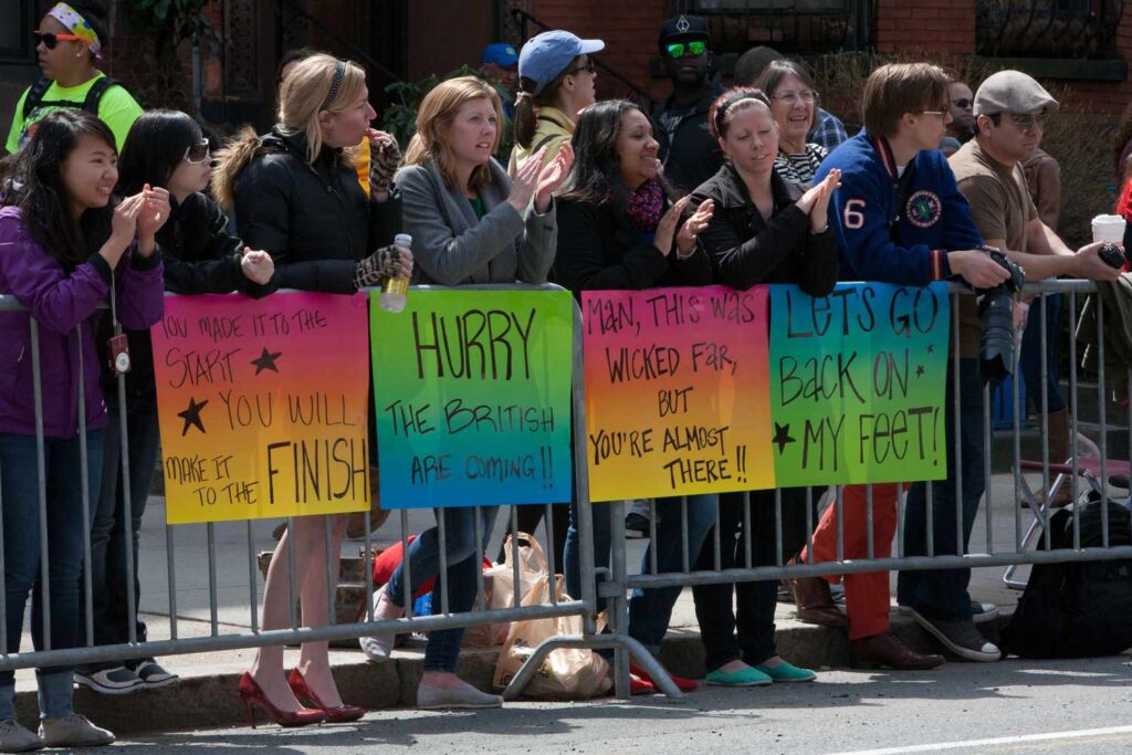 Citaten voor Funny Marathon Spectator Signs