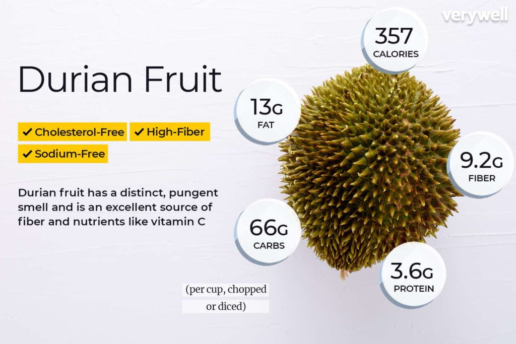 Durian Nutrition Feiten en voordelen voor de gezondheid