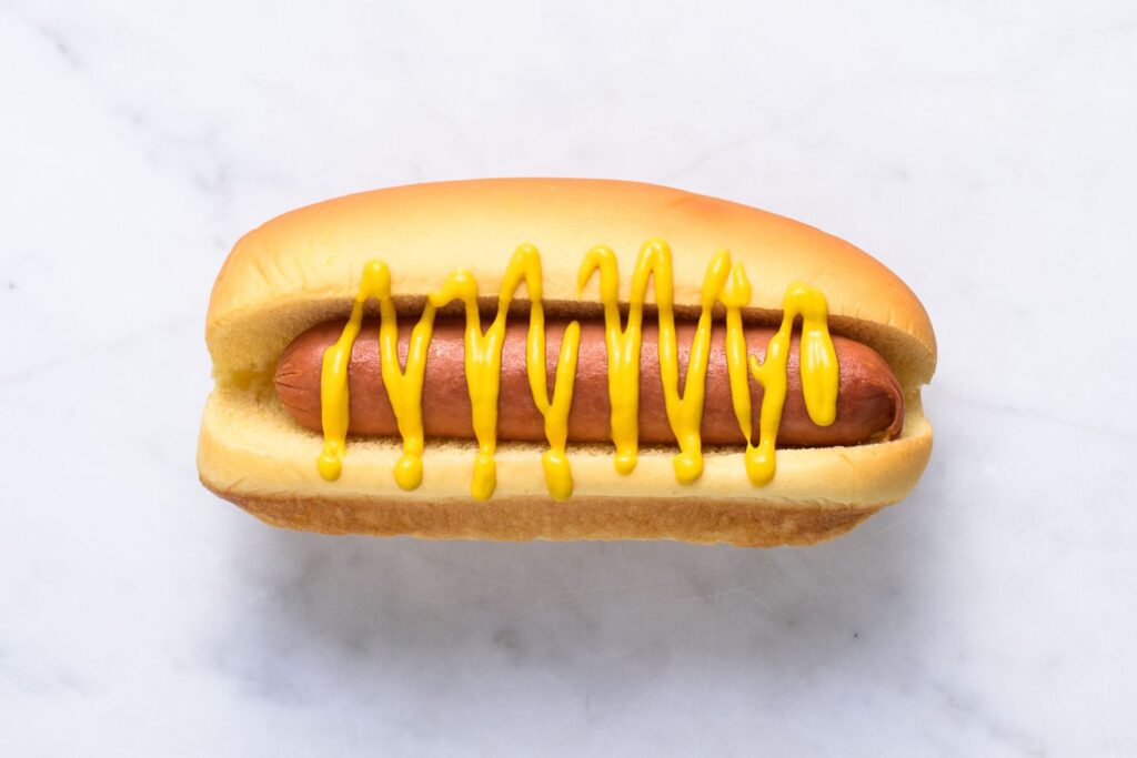 Glutenvrije hotdog merklijst