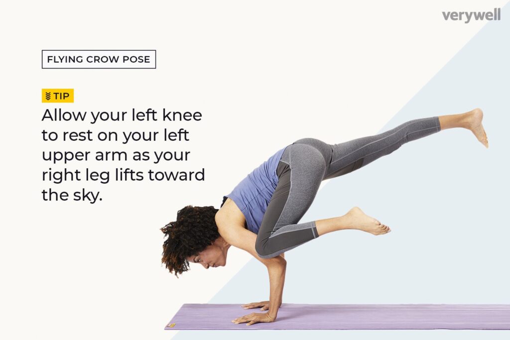 Hoe te doen Flying Crow Pose (Eka Pada Galavasana) in Yoga