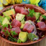 Zelfgemaakte Hawaiian Tuna Poke Bowls maken