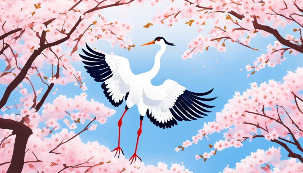betekenis kraanvogel Japan